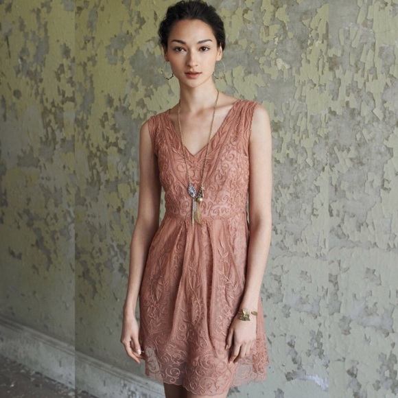 Anthropologie Dresses & Skirts - Anthro Baraschi At Dusk Lace Dress 4 the originals